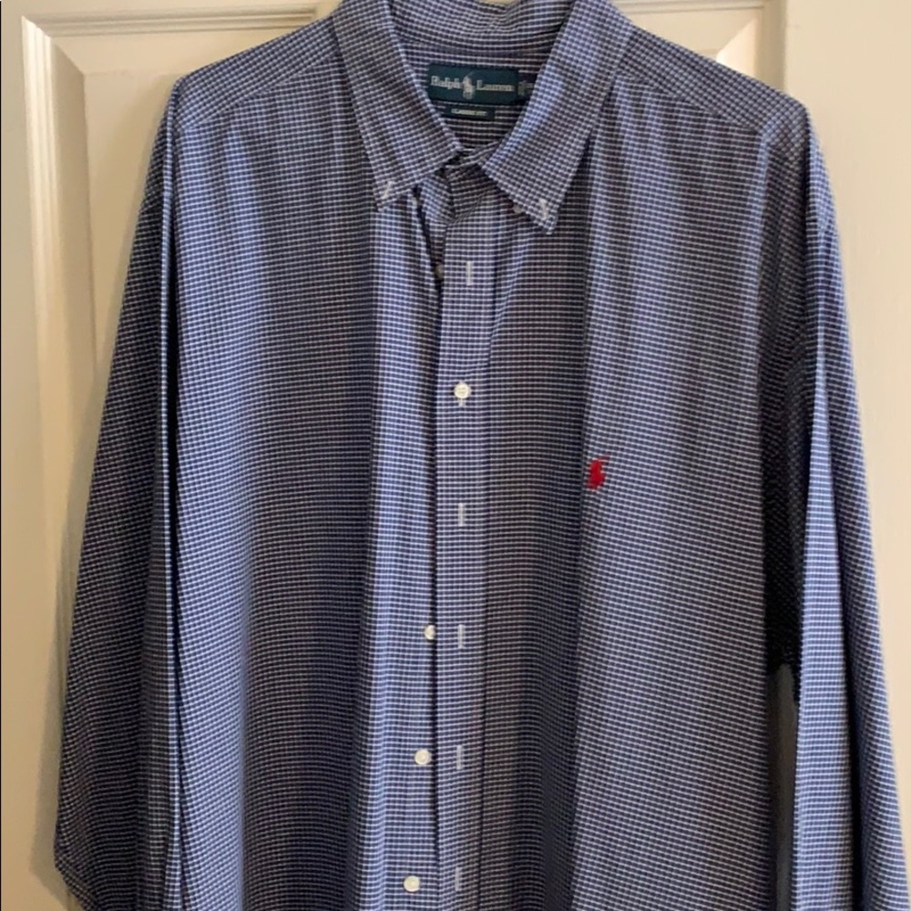 Long sleeve button up shirt size 3XLT